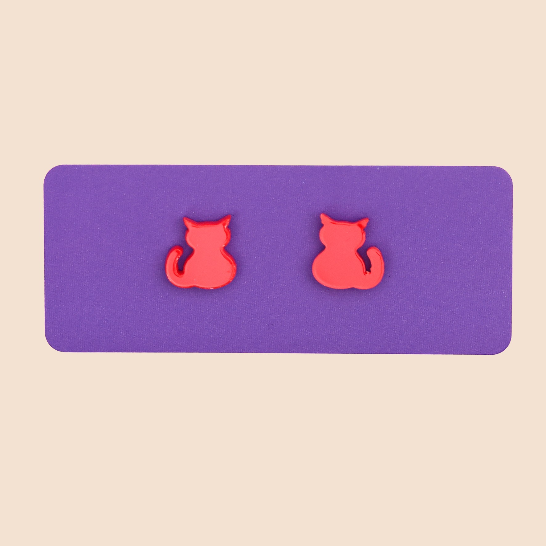 pepper cat earrings