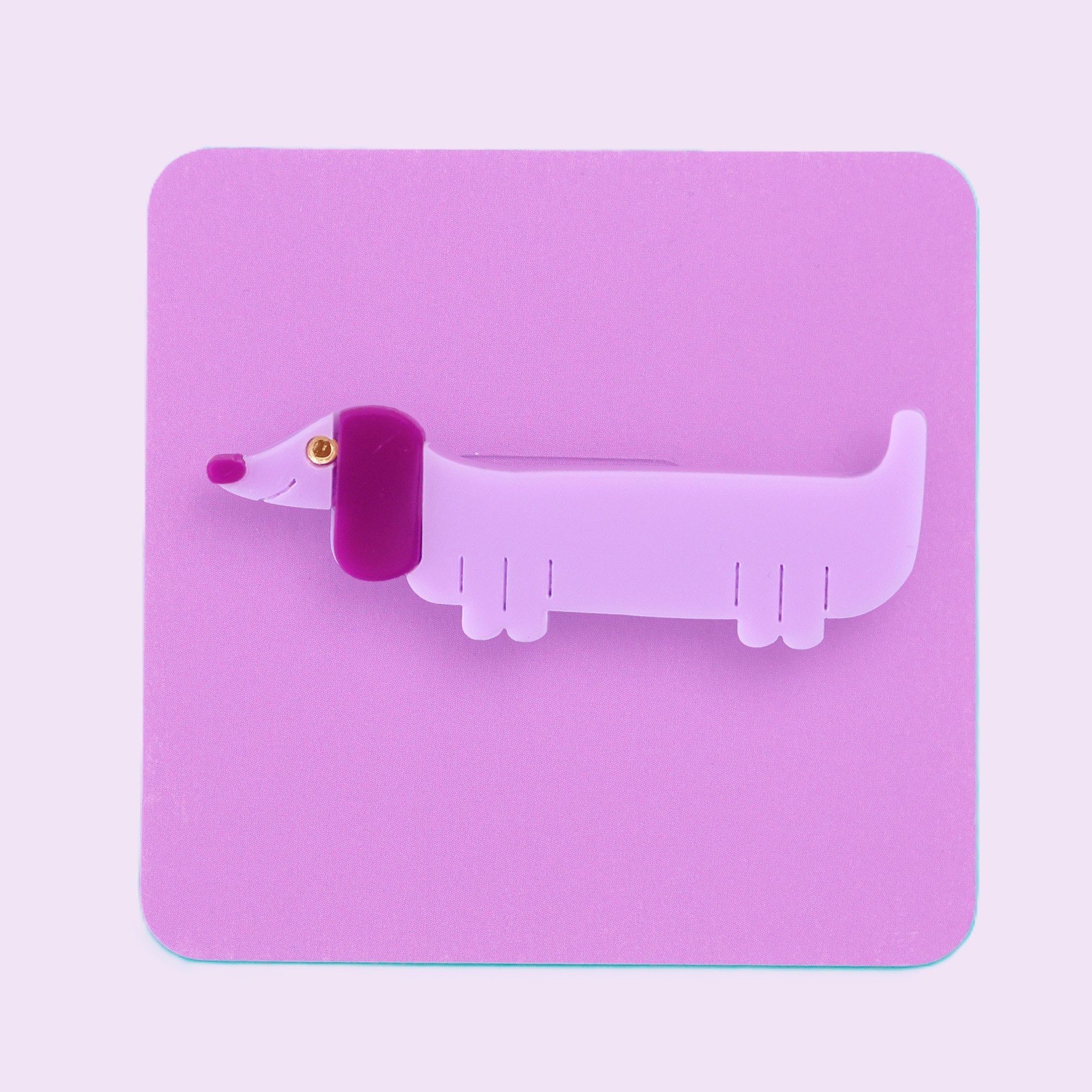 audrey dachshund brooch
