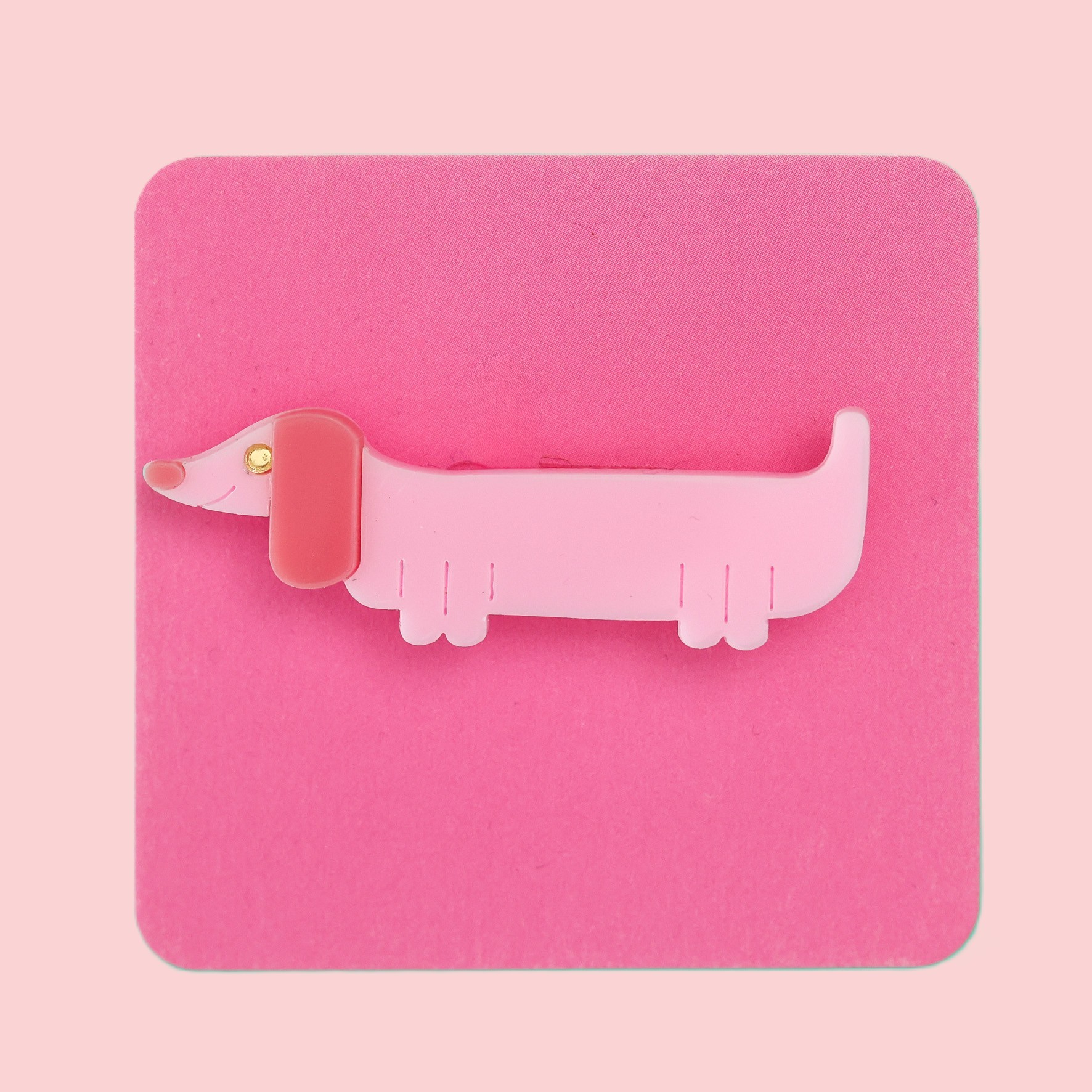 audrey dachshund brooch