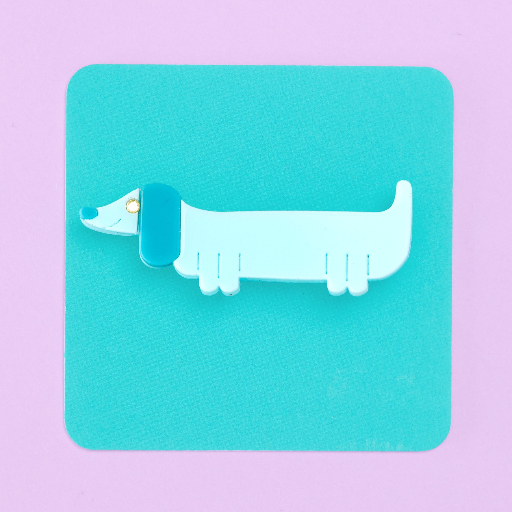 Audrey dachshund brooch