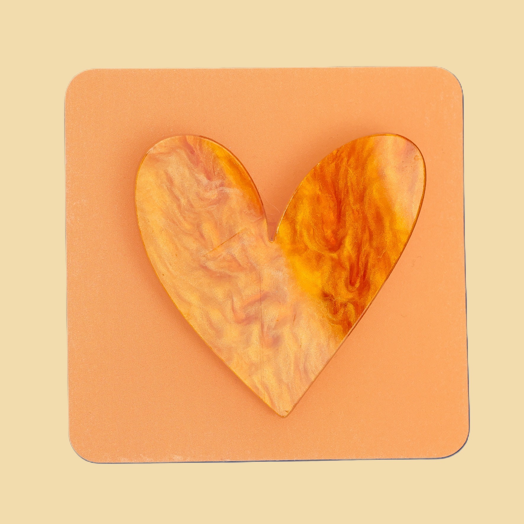 Meg heart brooch