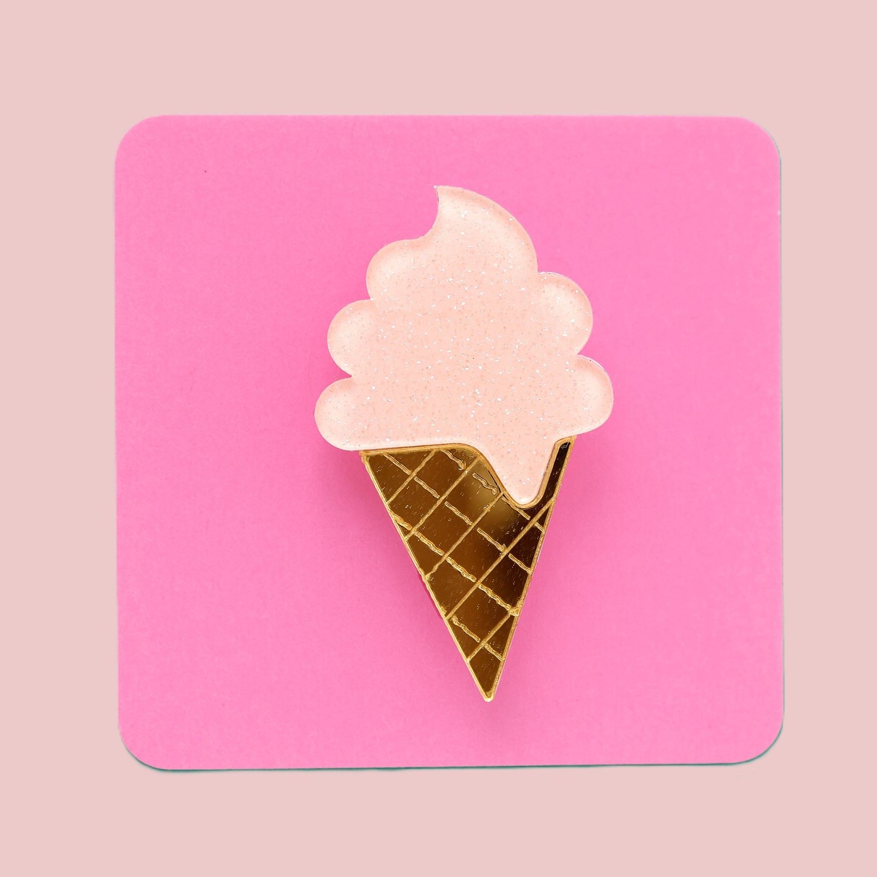 mary ice cream brooch