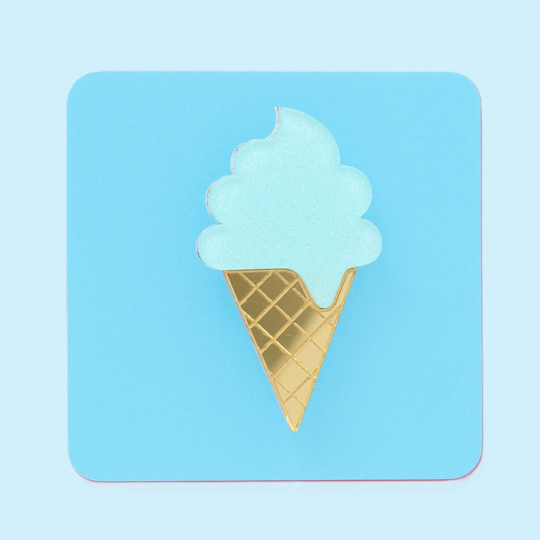 mary ice cream brooch
