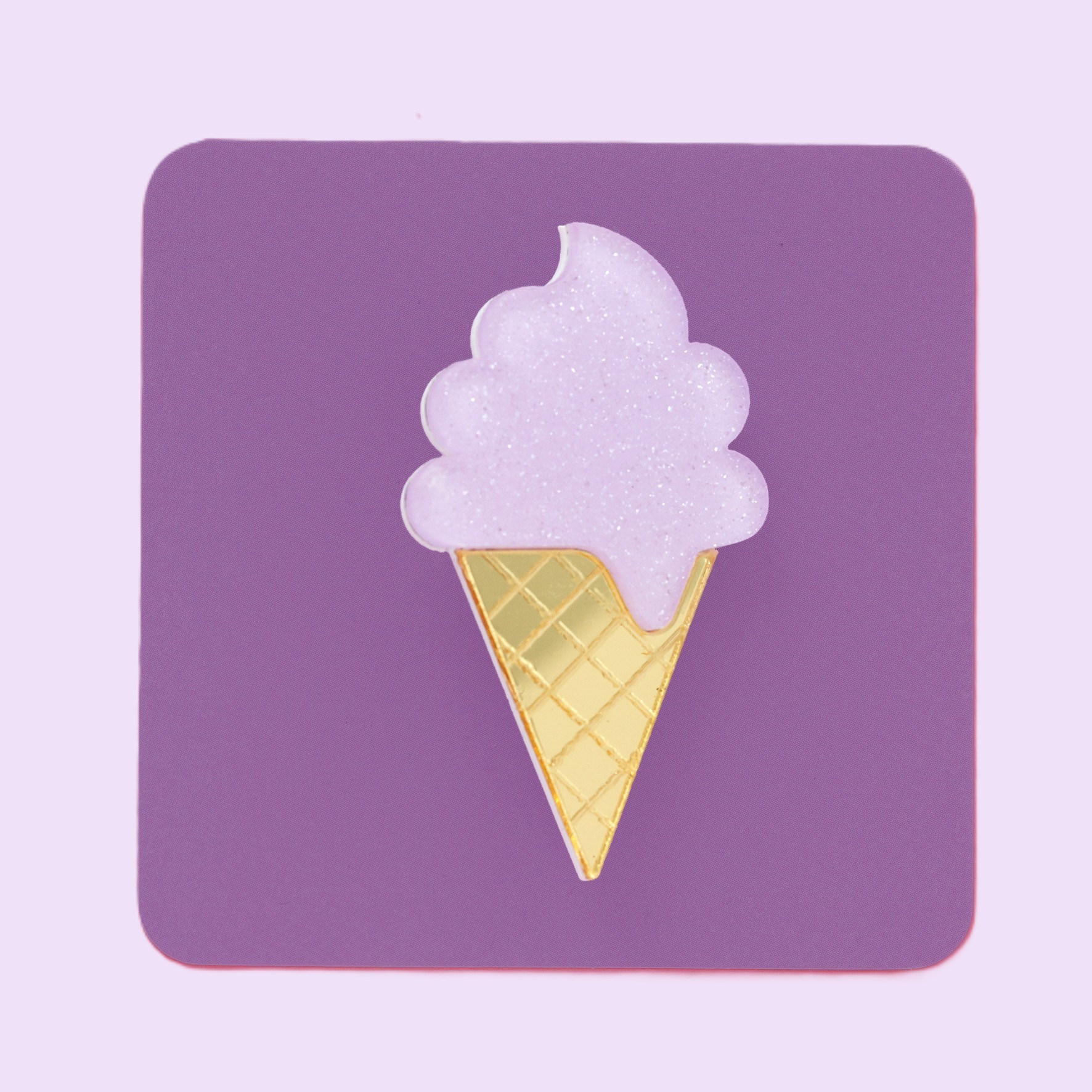 mary ice cream brooch