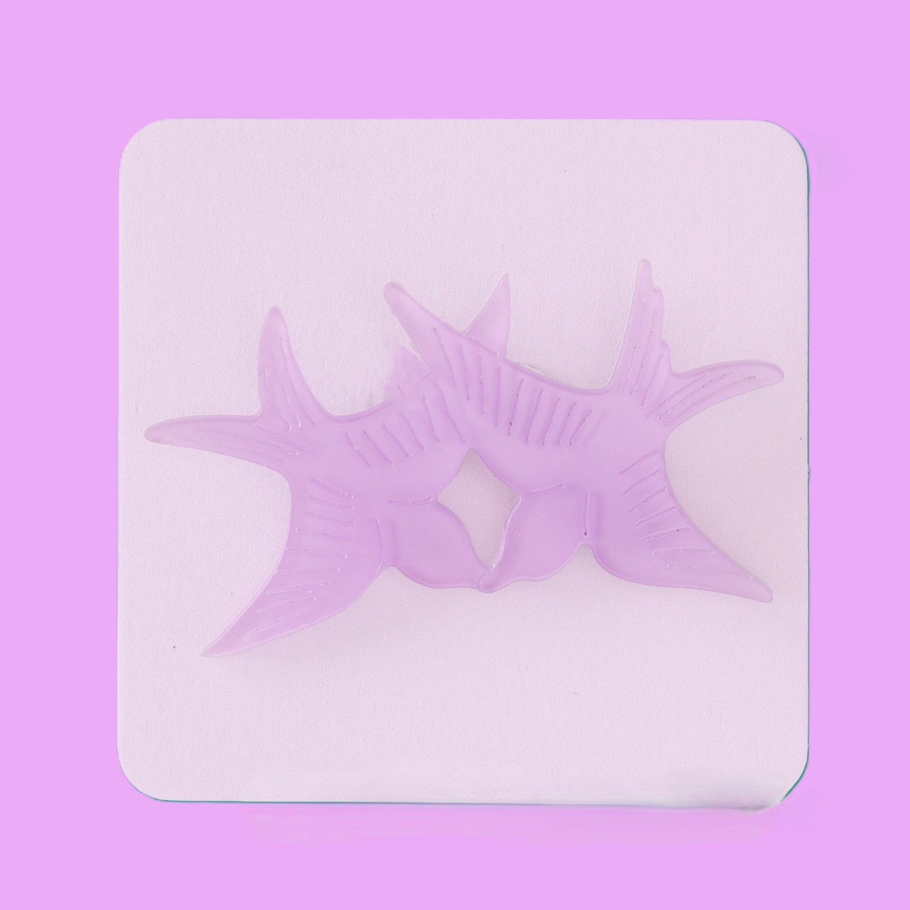 twiggy bird brooch - mauve