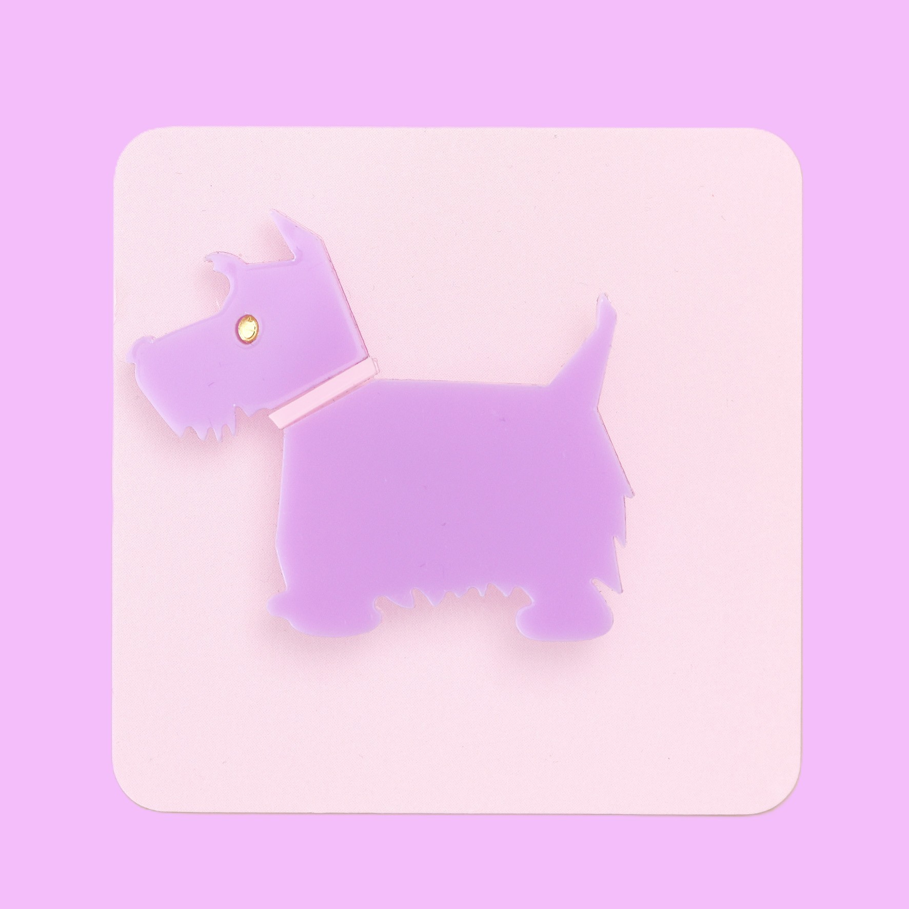hilary scottie dog brooch