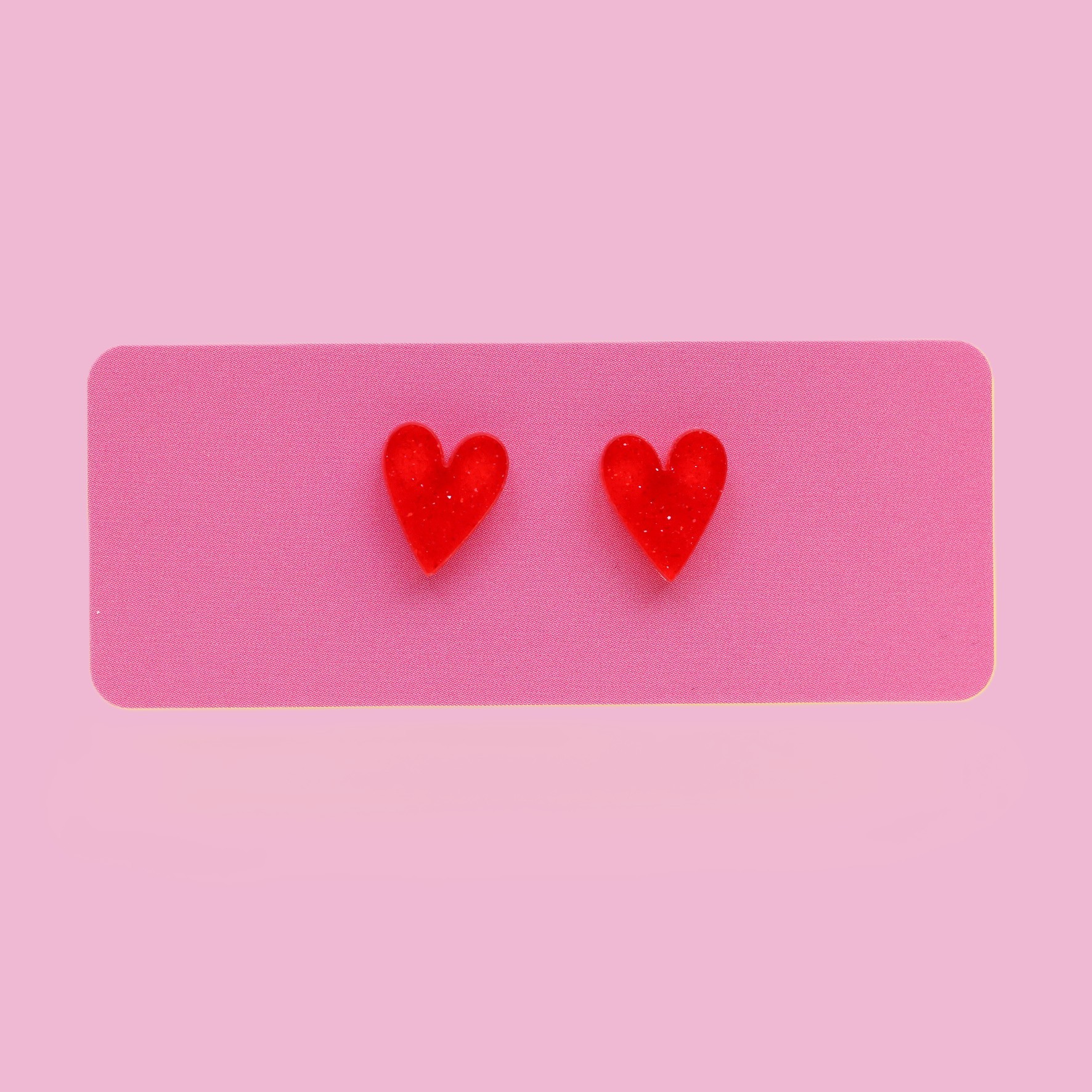 evie heart earrings