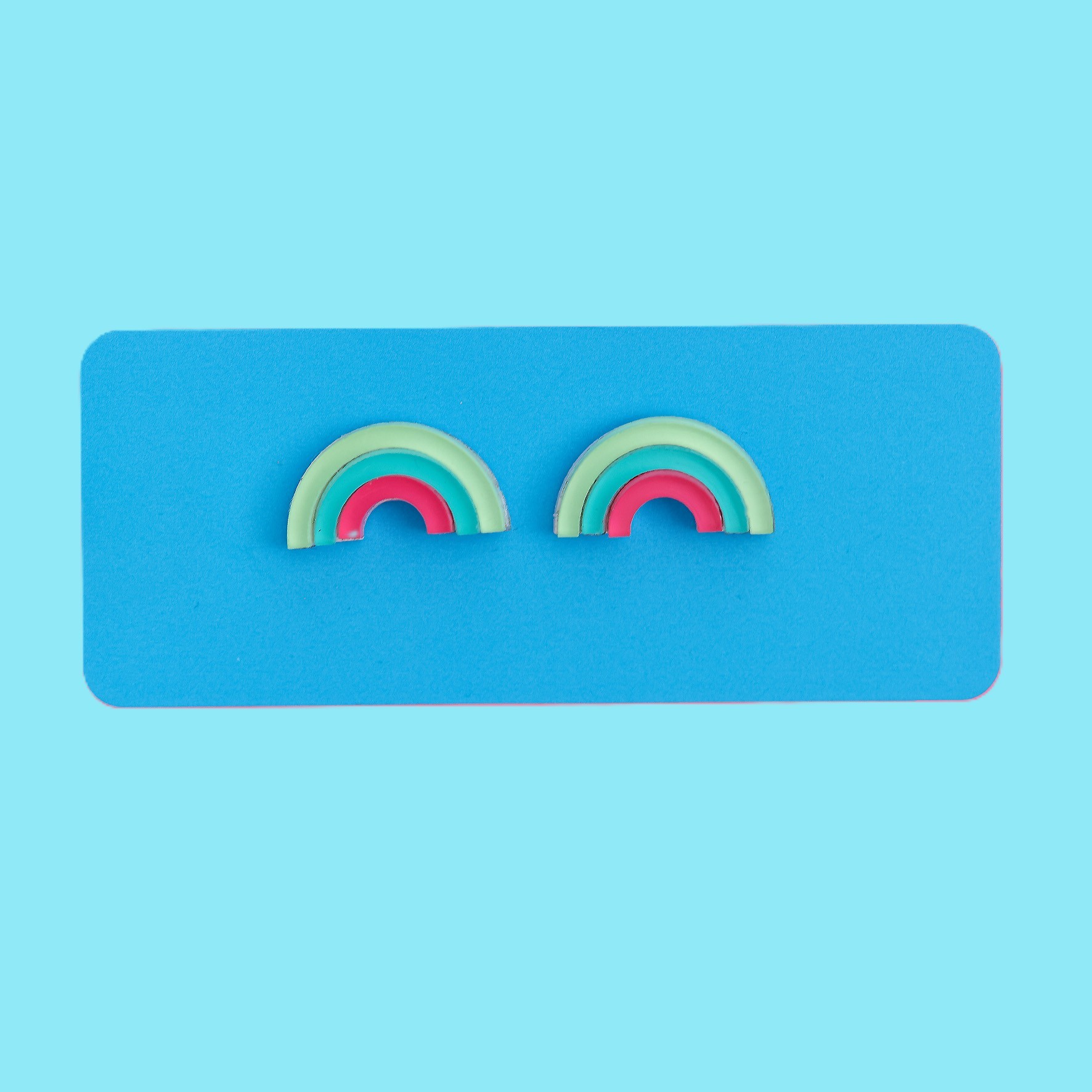 bella rainbow earrings