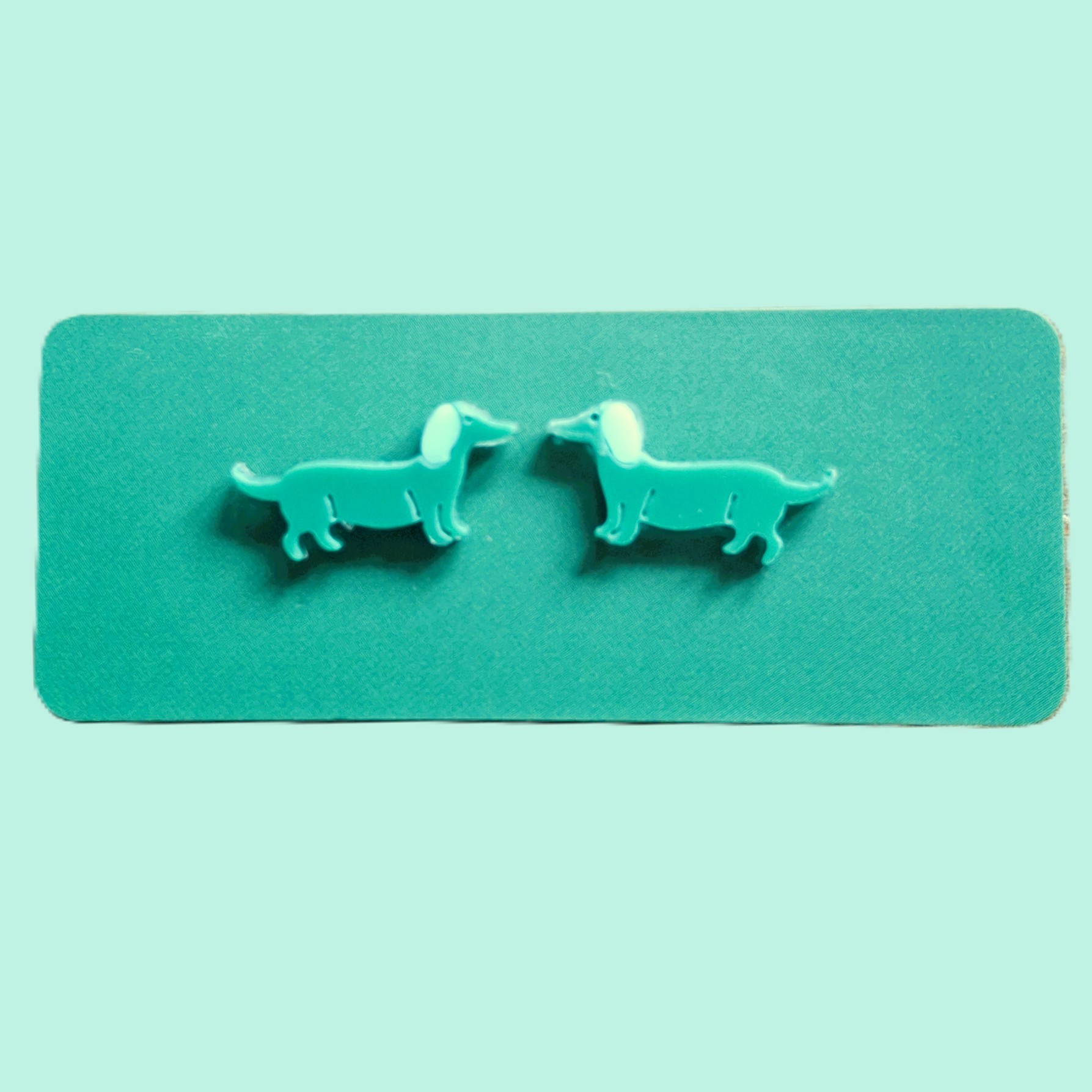 audrey dachshund earrings