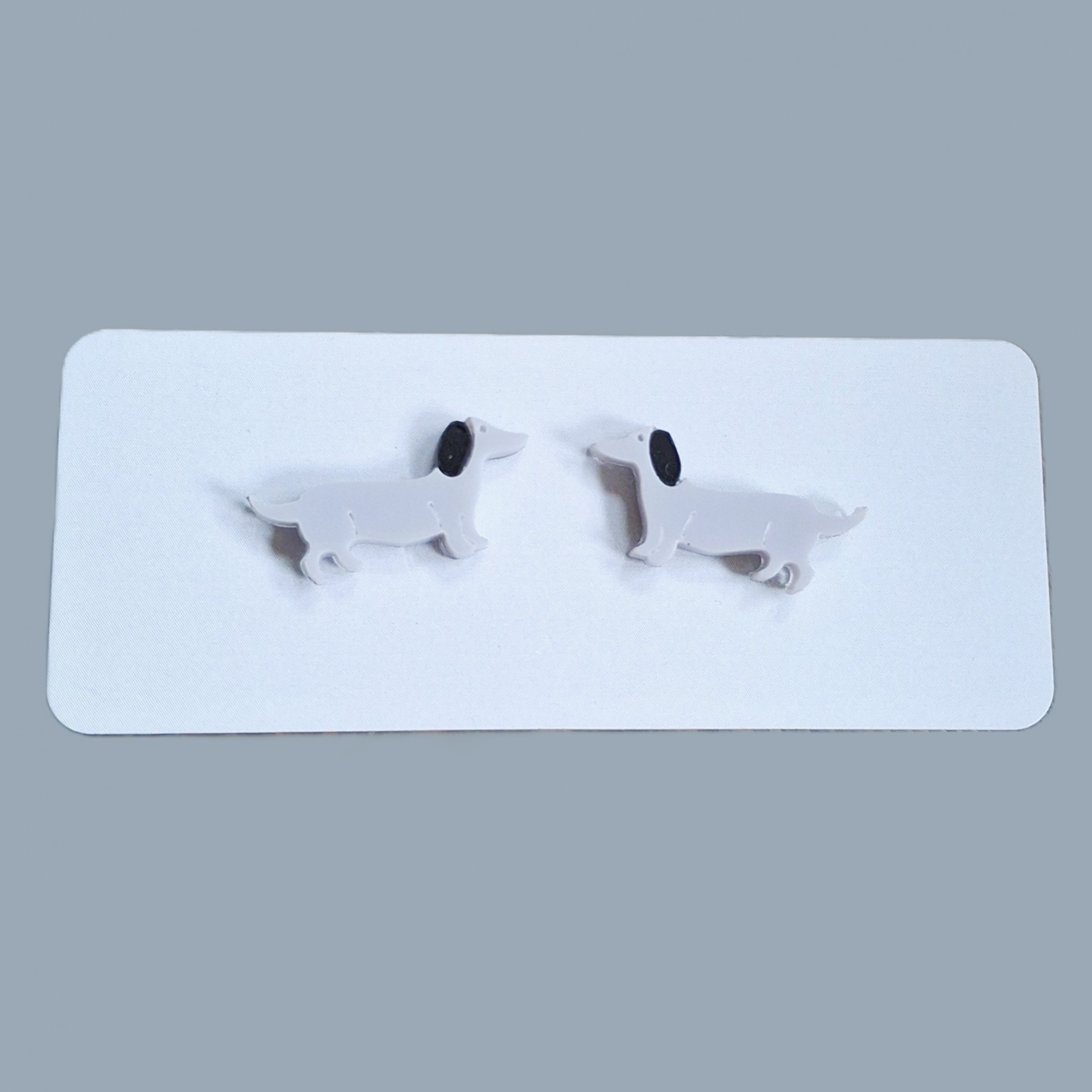 audrey dachshund earrings