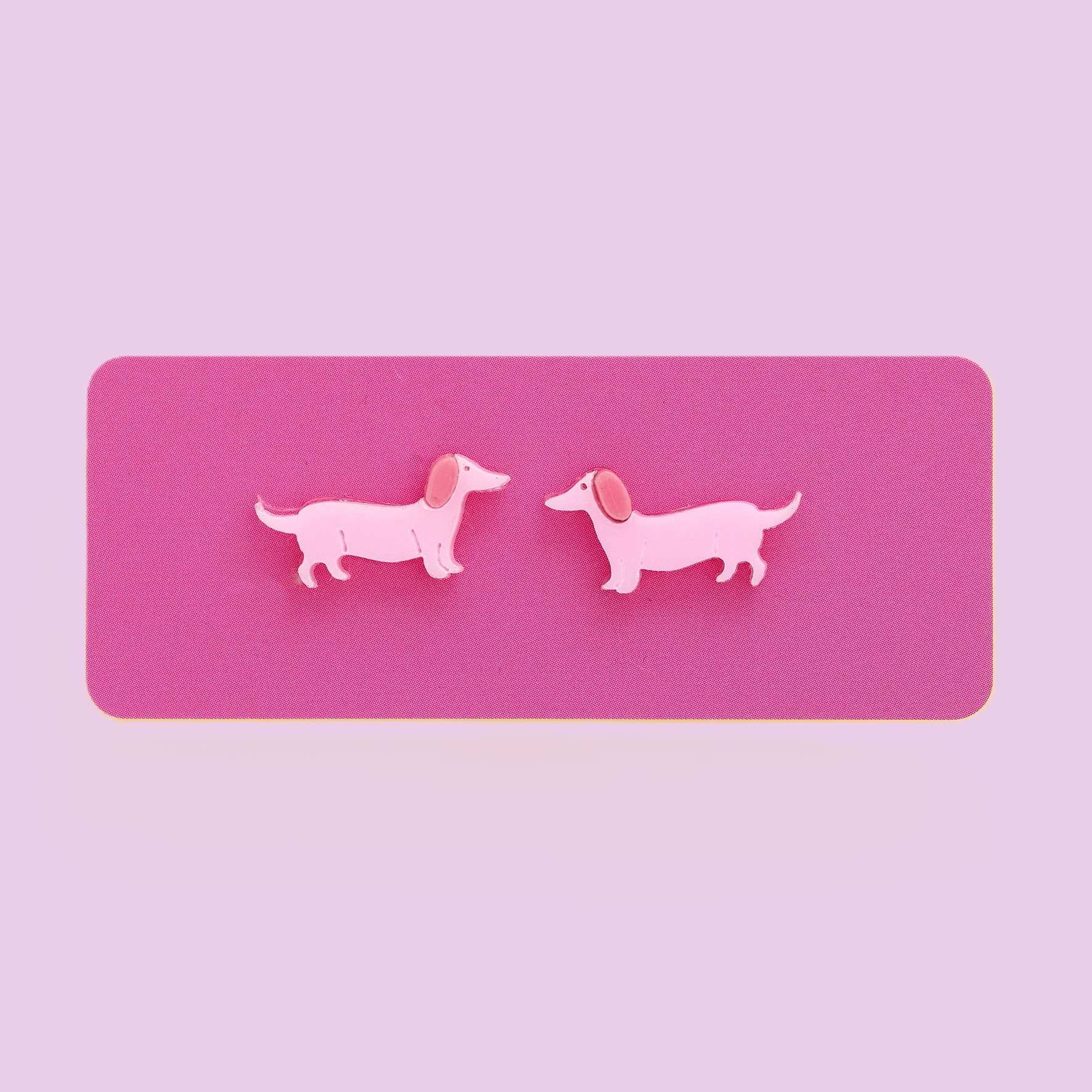 audrey dachshund earrings
