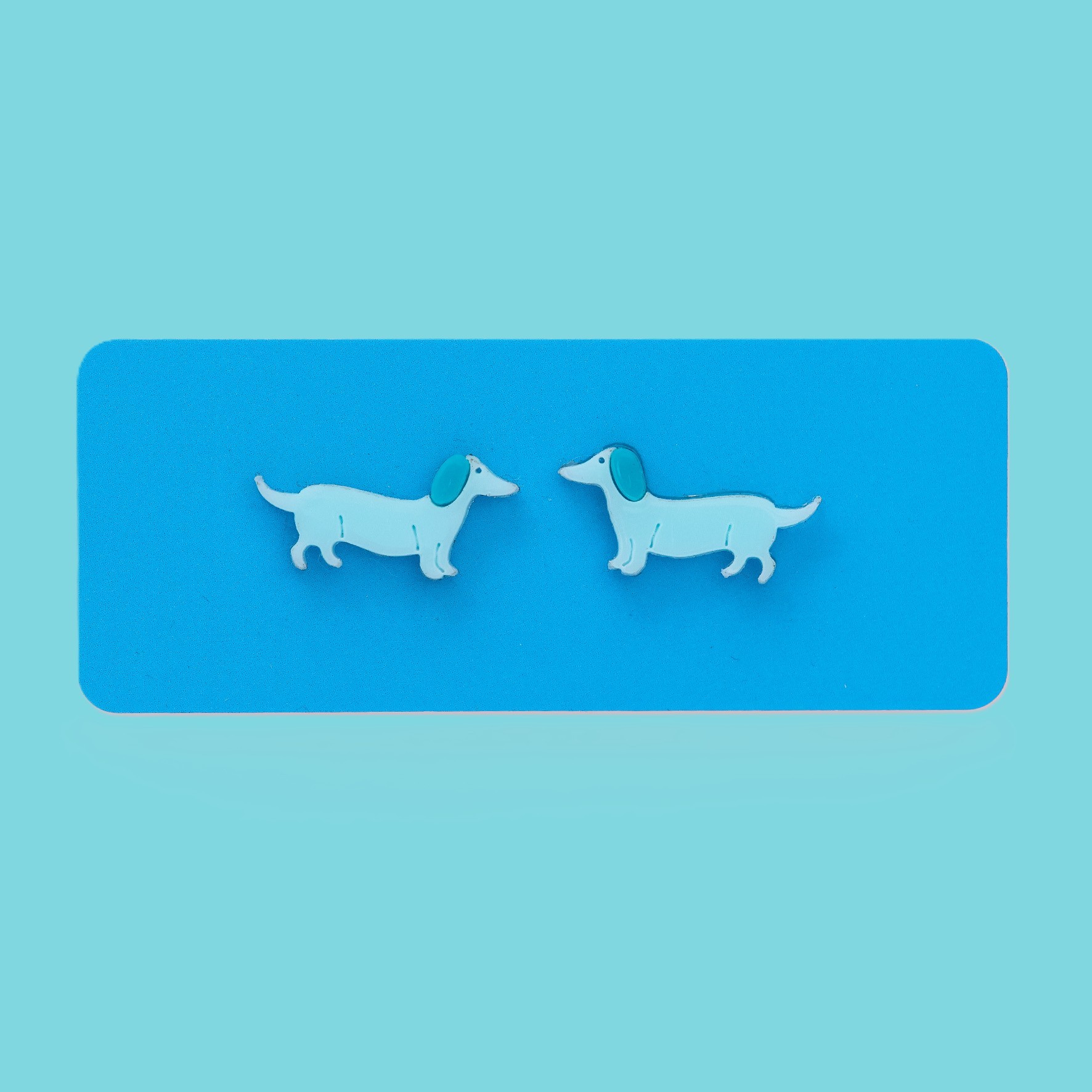 audrey dachshund earrings