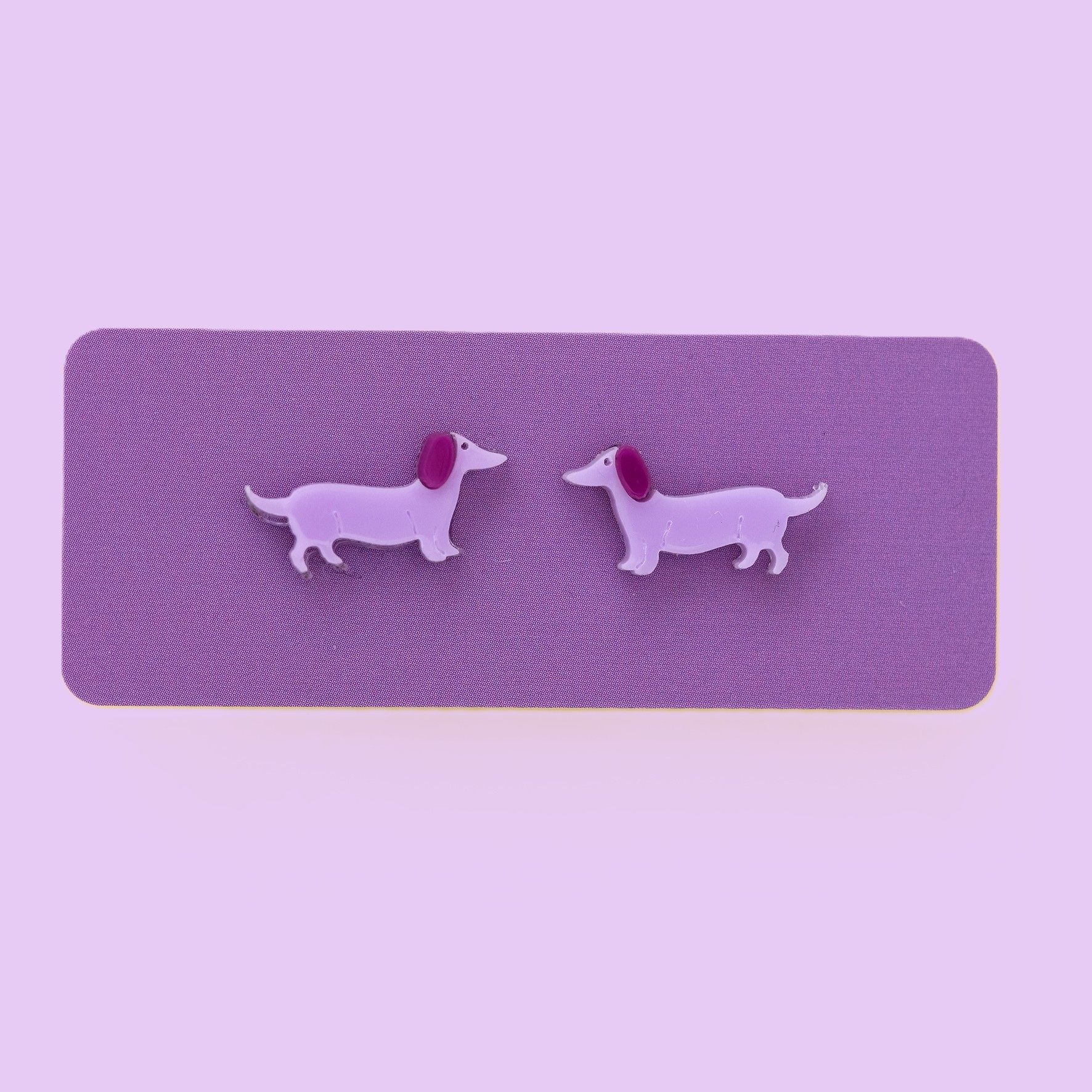 audrey dachshund earrings