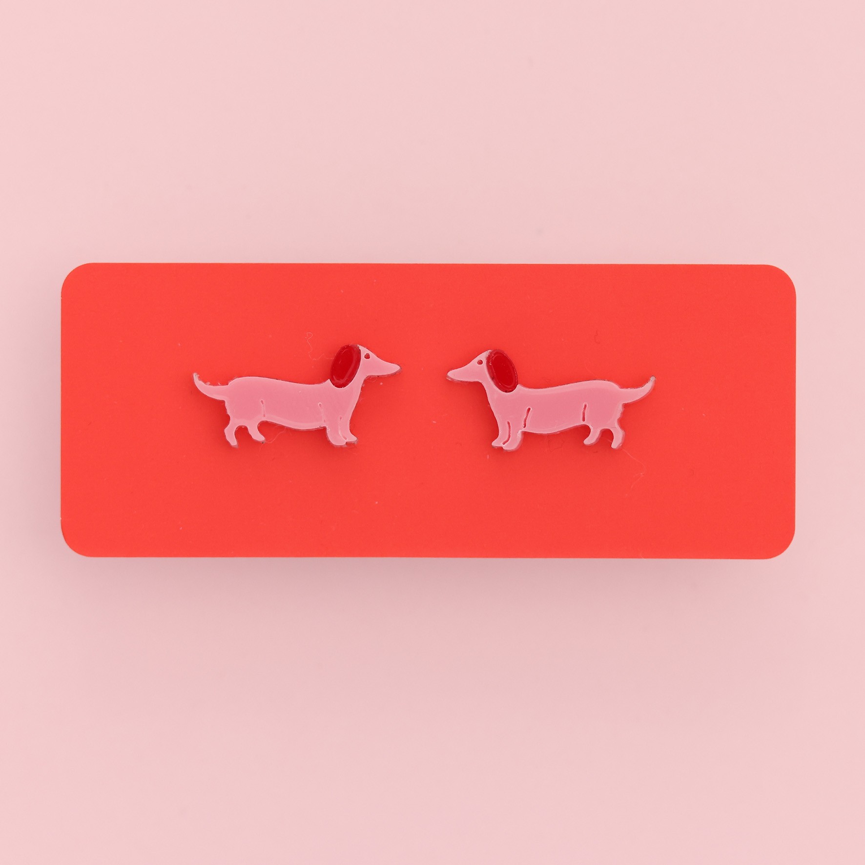 audrey dachshund earrings