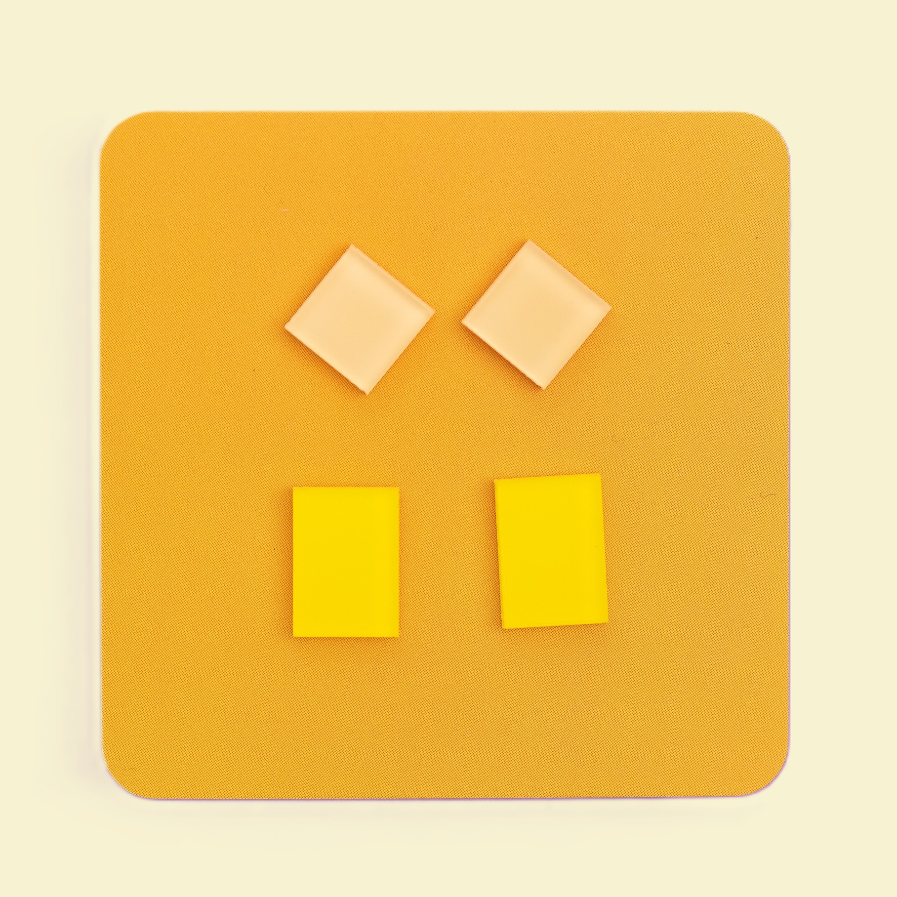duo of will shapes earrings