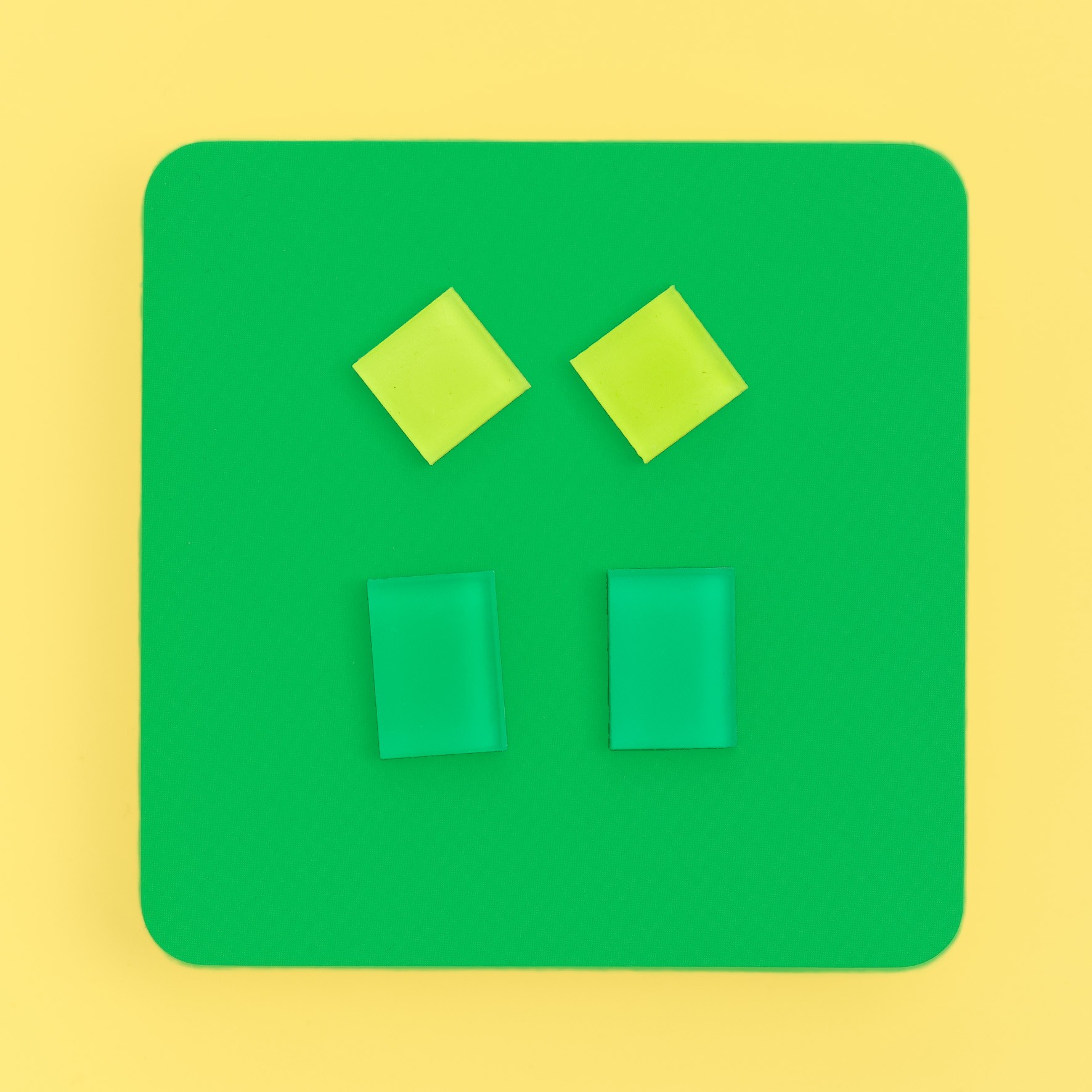 duo of will shapes earrings