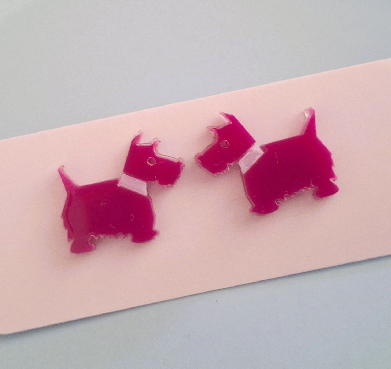 hilary scottie dog earrings