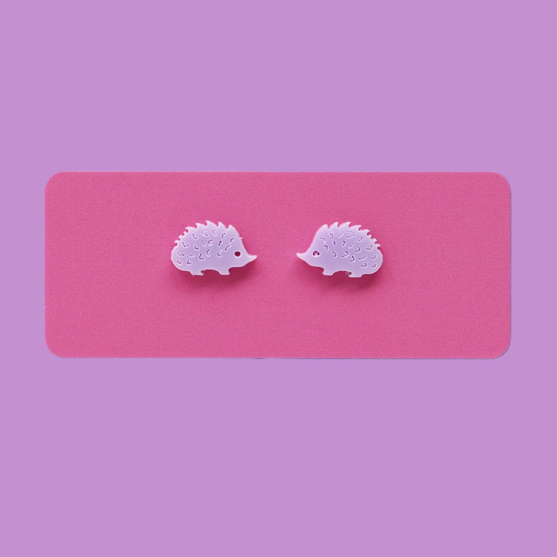 zack hedgehog earrings