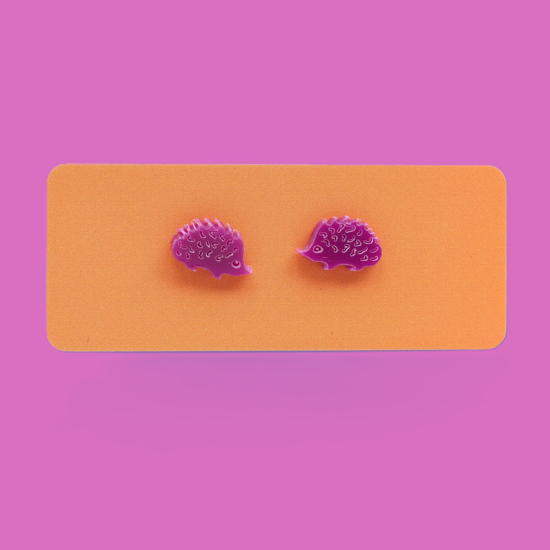 Zack hedgehog earrings