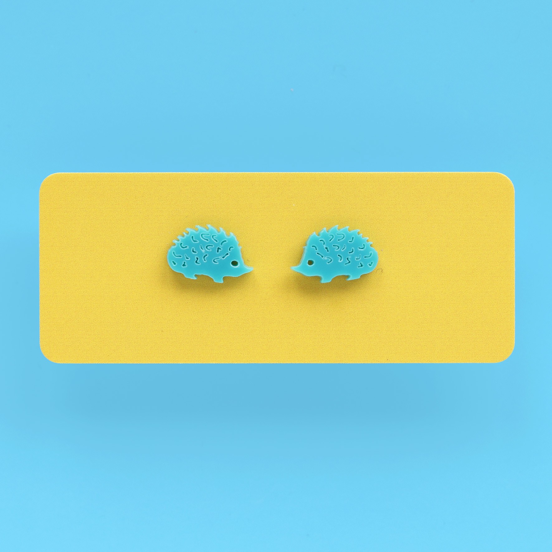 zack hedgehog earrings