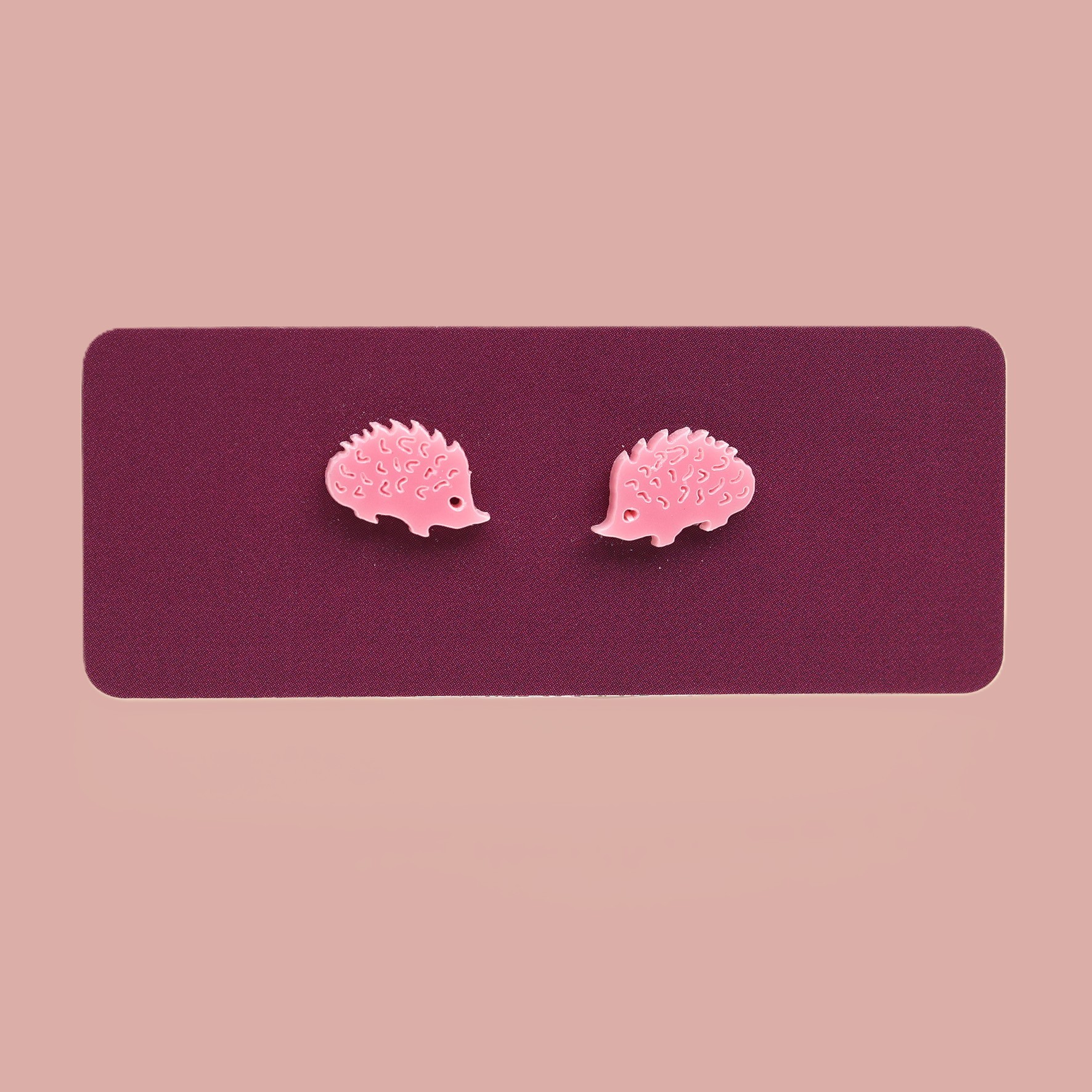 Zack hedgehog earrings