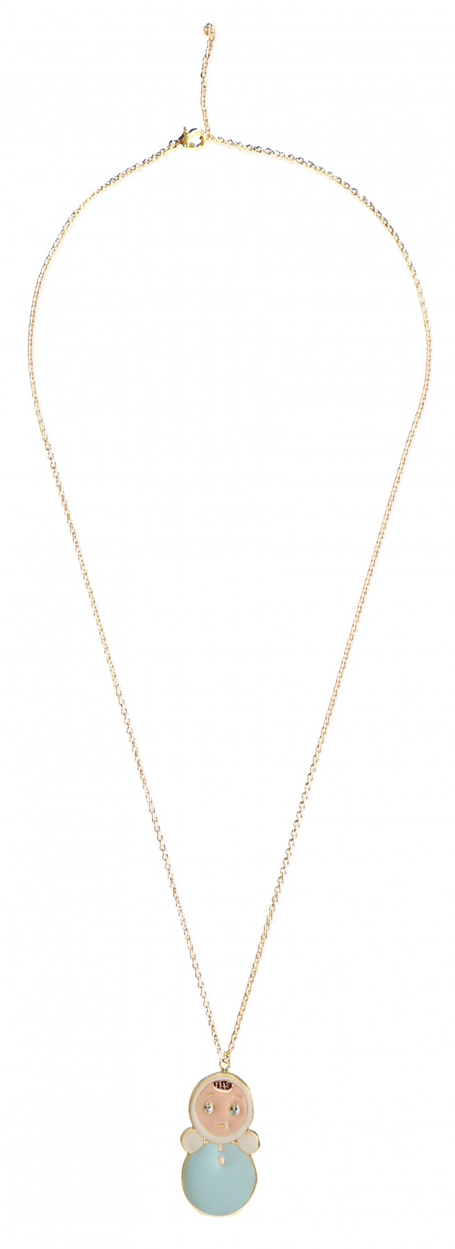 Stella tumbler doll necklace