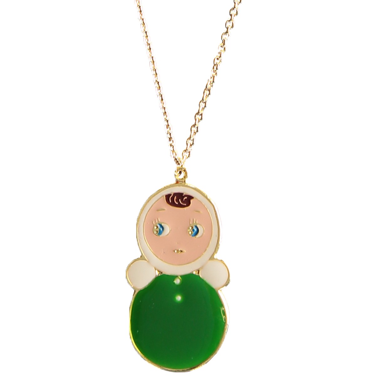 stella tumbler doll necklace