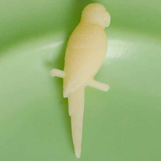 Auntie anne parrot brooch - snow white