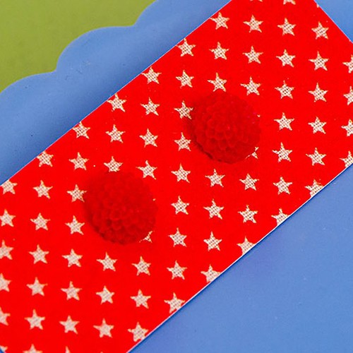 Tolly earrings wee - red