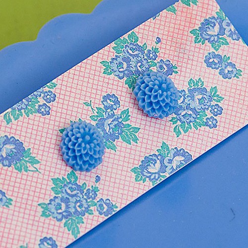 tolly earrings wee - powder blue