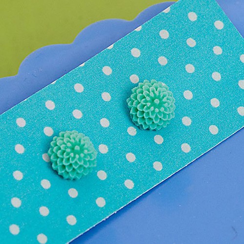 Tolly earrings wee - aqua