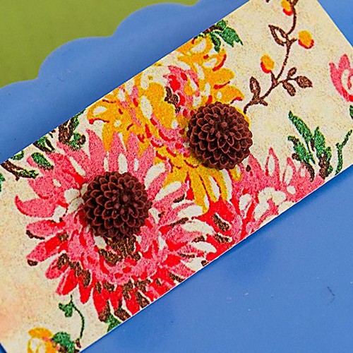 Tolly earrings wee - claret