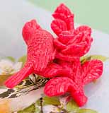 Louis outdoors bird brooch- vivid pink