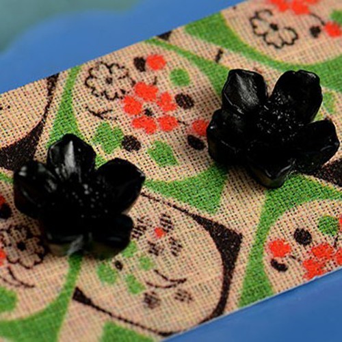 cynthia earrings wee - jet black