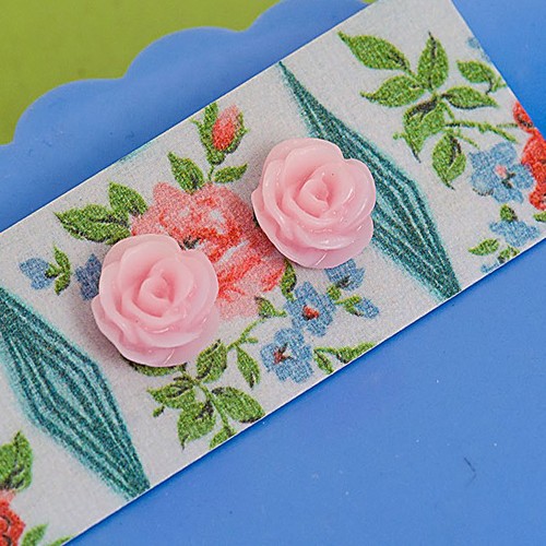 Esme earrings wee - pale pink