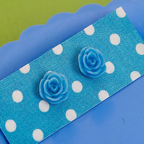 esme earrings wee - muted blue