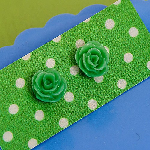 Esme earrings wee - green