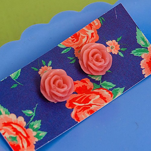 Esme earrings wee - coral