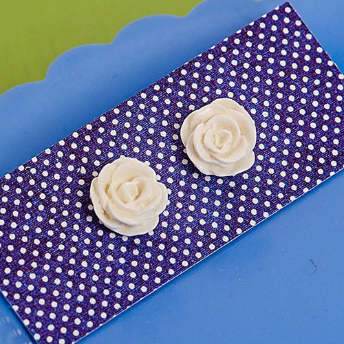 Esme earrings wee - white