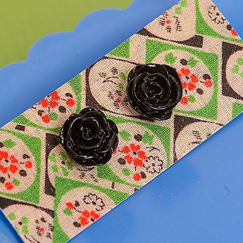 Esme earrings wee - black