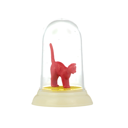 Red cat display domes - small