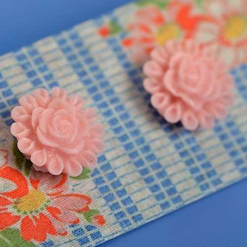 jane earrings wee - pastel pink