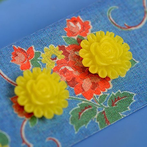 jane earrings wee - acid yellow