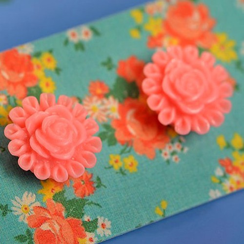 Jane earrings wee - candy pink