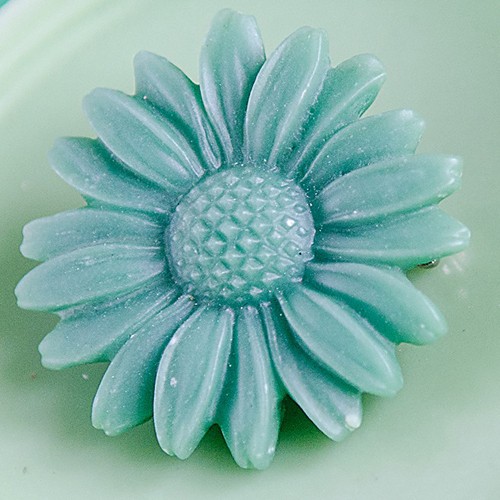 delphine brooch - sea green