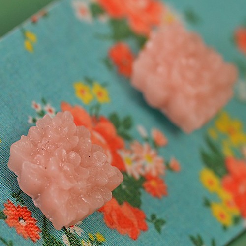 Cissie earrings wee - coral