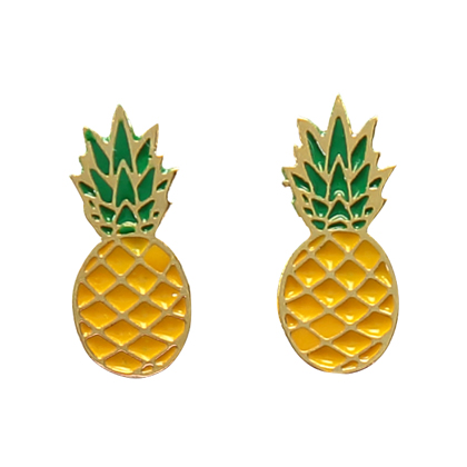 claire's pineapple earrings