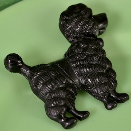 harald poodle brooch- black