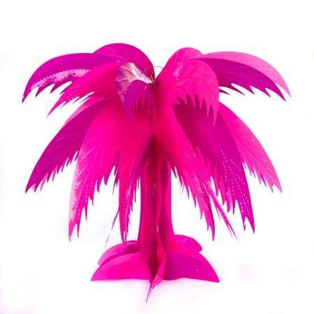 palm tree decoration - pink