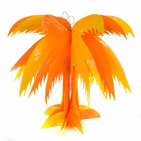 palm tree decoration - orange